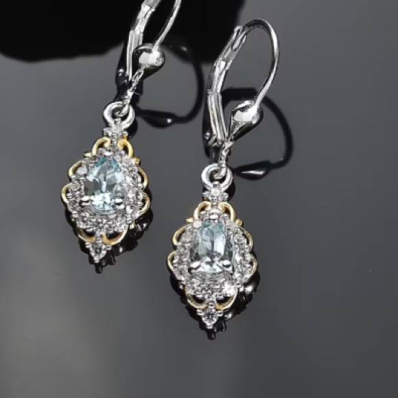 Mangoro Aquamarine Drop Earrings